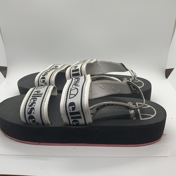 Ellesse "Giglio Text" women black platform Sandals size US 9 UK 7 EUR 40.5 - Picture 2 of 5